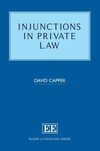 Cover image: Injunctions in Private Law 1st edition 9781785365737