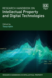 Cover image: Research Handbook on Intellectual Property and Digital Technologies 1st edition 9781785368332