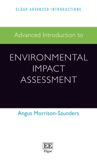 Imagen de portada: Advanced Introduction to Environmental Impact Assessment 1st edition 9781785369704