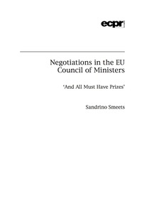 Titelbild: Negotiations in the EU Council of Ministers 1st edition 9781785521379