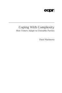Cover image: Coping with Complexity 1st edition 9781785521515