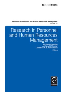 Cover image: Research in Personnel and Human Resources Management 9781785600173