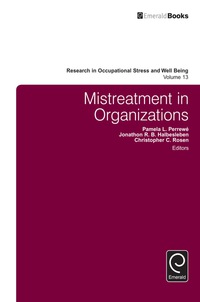 Cover image: Mistreatment in Organizations 9781785601170