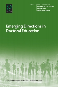 Cover image: Emerging Directions in Doctoral Education 9781785601354