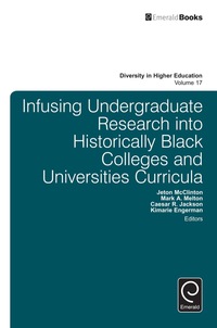 صورة الغلاف: Infusing Undergraduate Research into Historically Black Colleges and Universities Curricula 9781785601590
