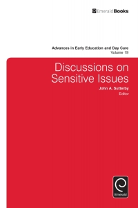 Cover image: Discussions on Sensitive Issues 9781785602931