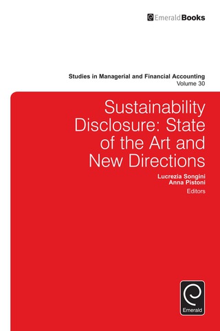 صورة الغلاف: Sustainability Disclosure 9781785603419