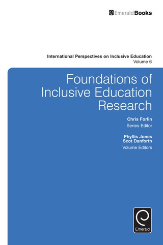 Cover image: Foundations of Inclusive Education Research 9781785604171