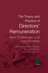 Omslagafbeelding: The Theory and Practice of Directors' Remuneration 9781785606830