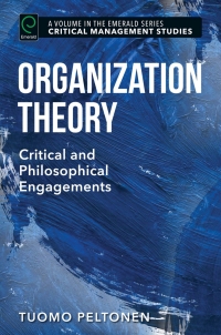 Imagen de portada: Organization Theory 9781785609466