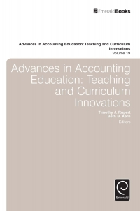 Cover image: Advances in Accounting Education 9781785609701