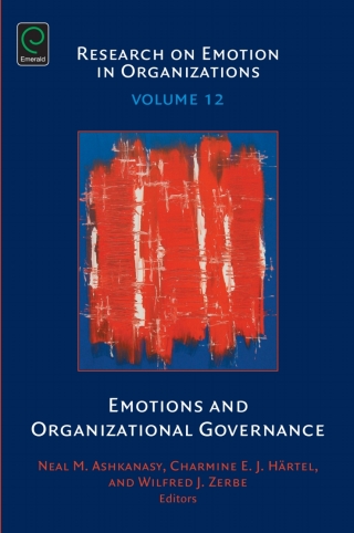 Cover image: Emotions and Organizational Governance 9781785609985