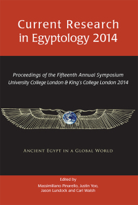 Cover image: Current Research in Egyptology 2014 9781785700460