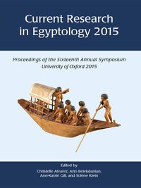 Imagen de portada: Current Research in Egyptology 9781785703638