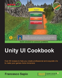 Omslagafbeelding: Unity UI Cookbook 1st edition 9781785885822