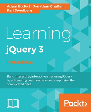 صورة الغلاف: Learning jQuery 3 - Fifth Edition 5th edition 9781785882982