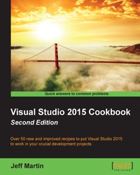 Imagen de portada: Visual Studio 2015 Cookbook - Second Edition 2nd edition 9781785887260