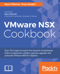 Cover image: VMware NSX Cookbook 1st edition 9781782174257