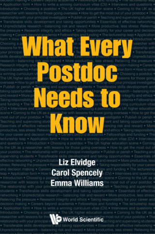 表紙画像: What Every Postdoc Needs to Know 9781786342348