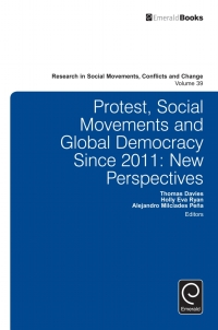 Imagen de portada: Protest, Social Movements, and Global Democracy since 2011 9781786350282