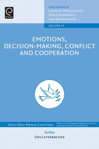 Omslagafbeelding: Emotions, Decision-Making, Conflict and Cooperation 9781786350329