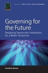 Imagen de portada: Governing for the Future 9781786350565