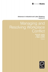 Imagen de portada: Managing and Resolving Workplace Conflict 9781786350602