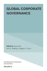 Cover image: Global Corporate Governance 9781786351661