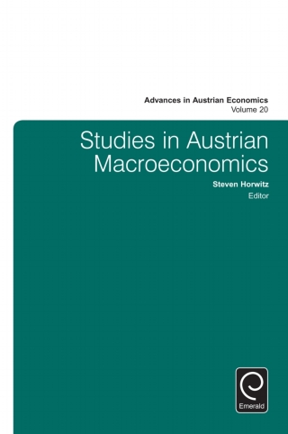 Cover image: Studies in Austrian Macroeconomics 9781786352743