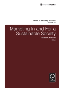 Cover image: Marketing In and For a Sustainable Society 9781786352828