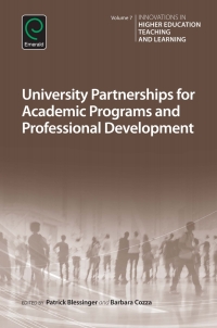 Cover image: University Partnerships for Academic Programs and Professional Development 9781786353009