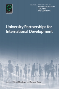 Titelbild: University Partnerships for International Development 9781786353023