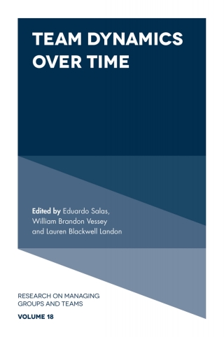 Cover image: Team Dynamics Over Time 9781786354044