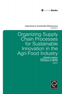Cover image: Organizing Supply Chain Processes for Sustainable Innovation in the Agri-Food Industry 9781786354884