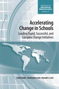 صورة الغلاف: Accelerating Change in Schools 9781786355027
