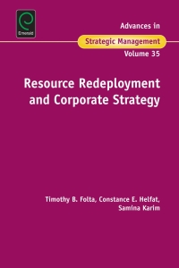 Imagen de portada: Resource Redeployment and Corporate Strategy 9781786355089