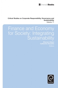 Cover image: Finance and Economy for Society 9781786355102