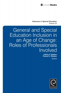 Cover image: General and Special Education Inclusion in an Age of Change 9781786355447