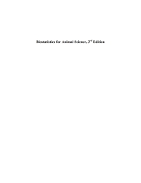 Omslagafbeelding: Biostatistics for Animal Science 3rd edition 9781786390356