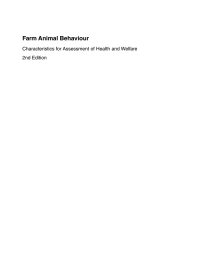 Titelbild: Farm Animal Behaviour 2nd edition 9781786391391