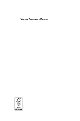 Cover image: Visitor Experience Design 1st edition 9781786391896