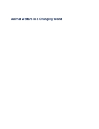 Cover image: Animal Welfare in a Changing World 1st edition 9781786392466
