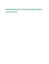 Imagen de portada: Consumer Behaviour in Food and Healthy Lifestyles 9781786392886