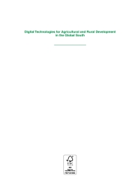 صورة الغلاف: Digital Technologies for Agricultural and Rural Development in the Global South 1st edition 9781786394804