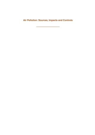Imagen de portada: Air Pollution 1st edition 9781786393890