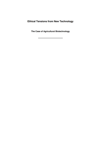 Cover image: Ethical Tensions from New Technology 1st edition 9781786394644