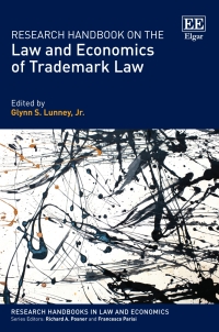 Cover image: Research Handbook on the Law and Economics of Trademark Law 1st edition 9781786430465