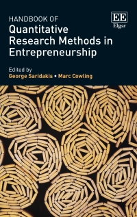 Cover image: Handbook of Quantitative Research Methods in Entrepreneurship 1st edition 9781786430953