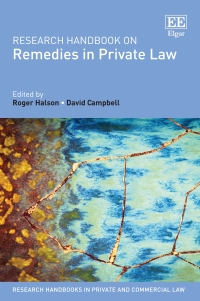 Cover image: Research Handbook on Remedies in Private Law 1st edition 9781786431264