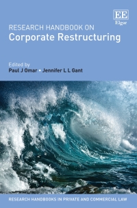Cover image: Research Handbook on Corporate Restructuring 1st edition 9781786437464